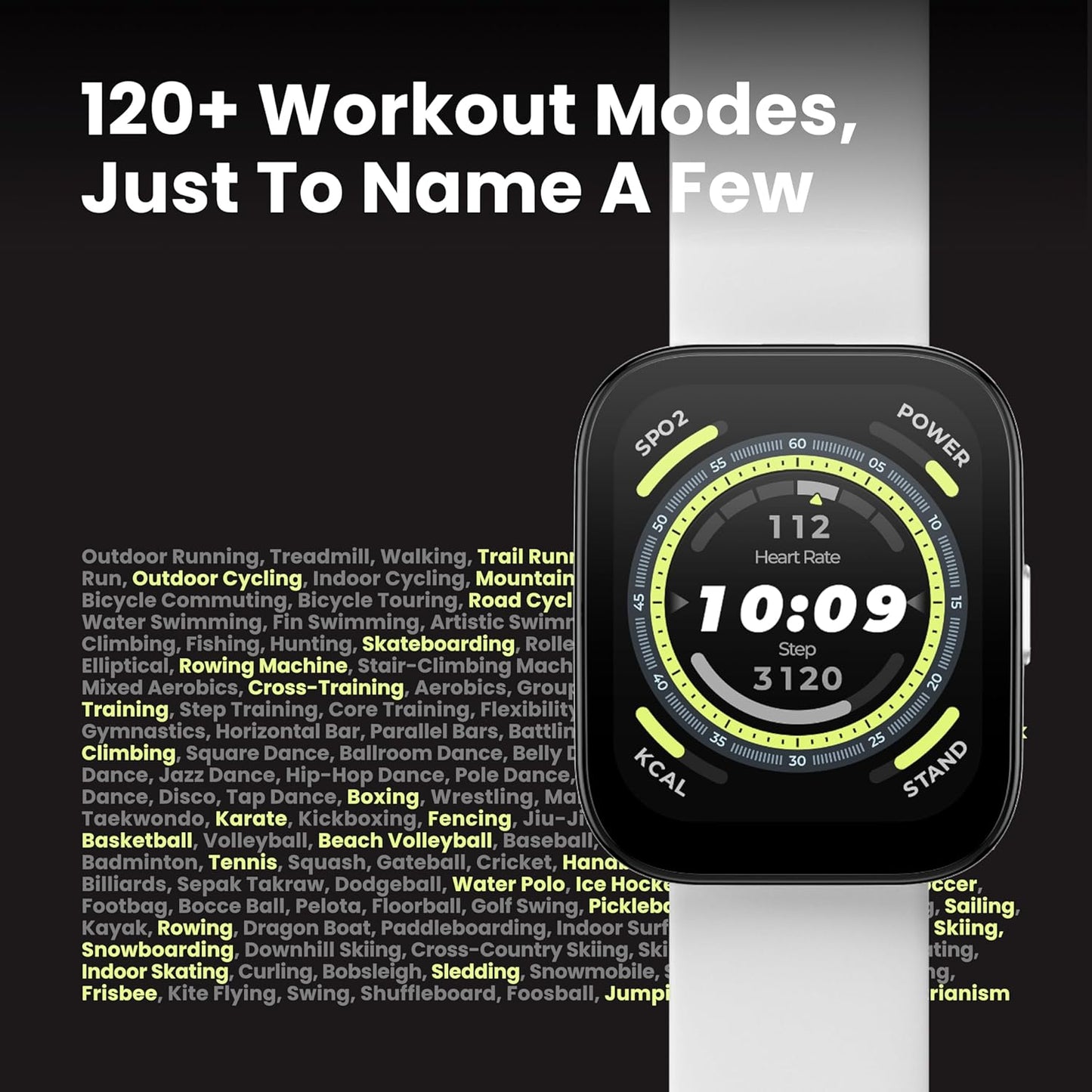 „Amazfit Bip 5“ išmanusis laikrodis, 46 mm Juodas