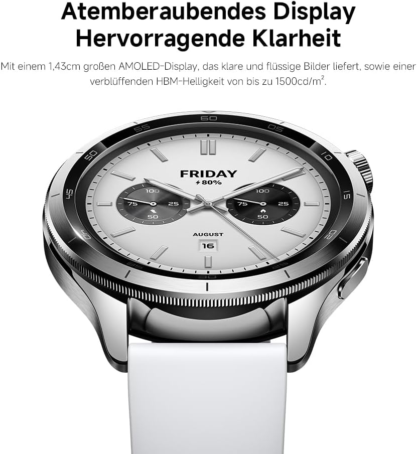 Xiaomi Watch S4“ sidabrinis