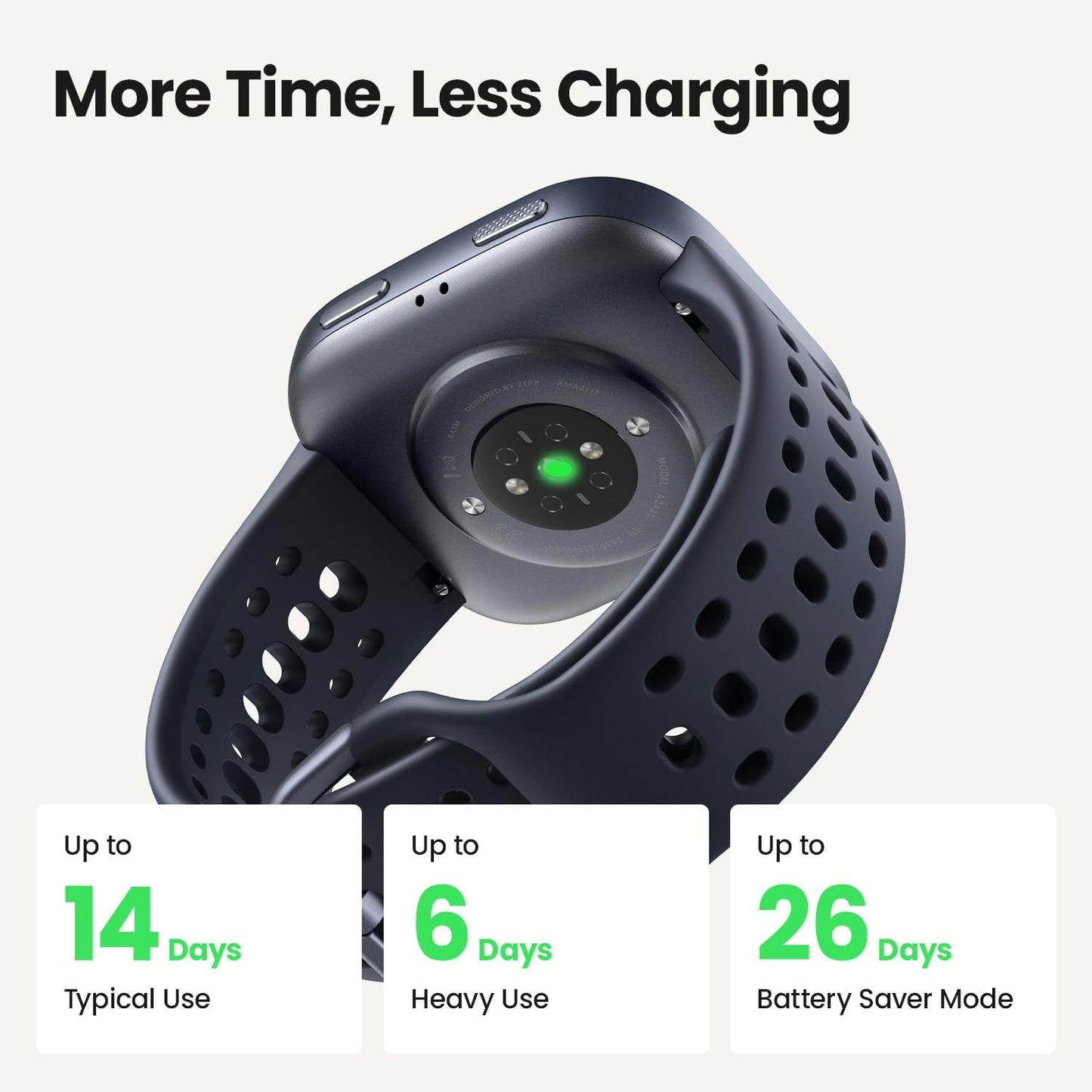 „Amazfit Bip 6“ išmanusis laikrodis, 46 mm