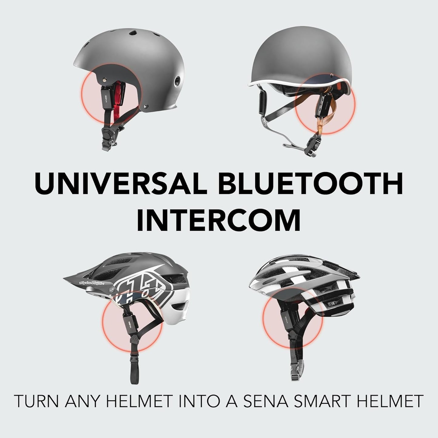 „Sena pi“ – universalios „Bluetooth“ domofono ausinės, tinkančios daugumai dviračių ir daugiafunkcinių šalmų