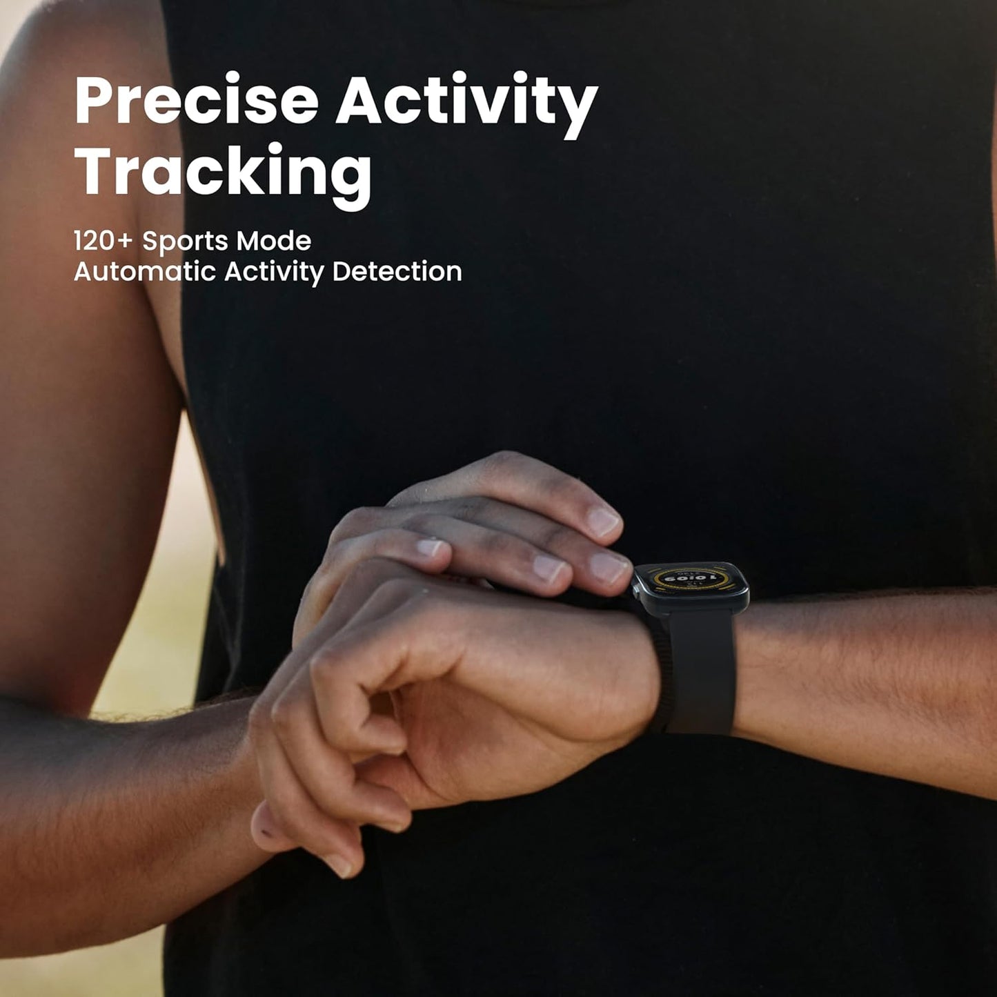 „Amazfit Bip 5“ išmanusis laikrodis, 46 mm Juodas