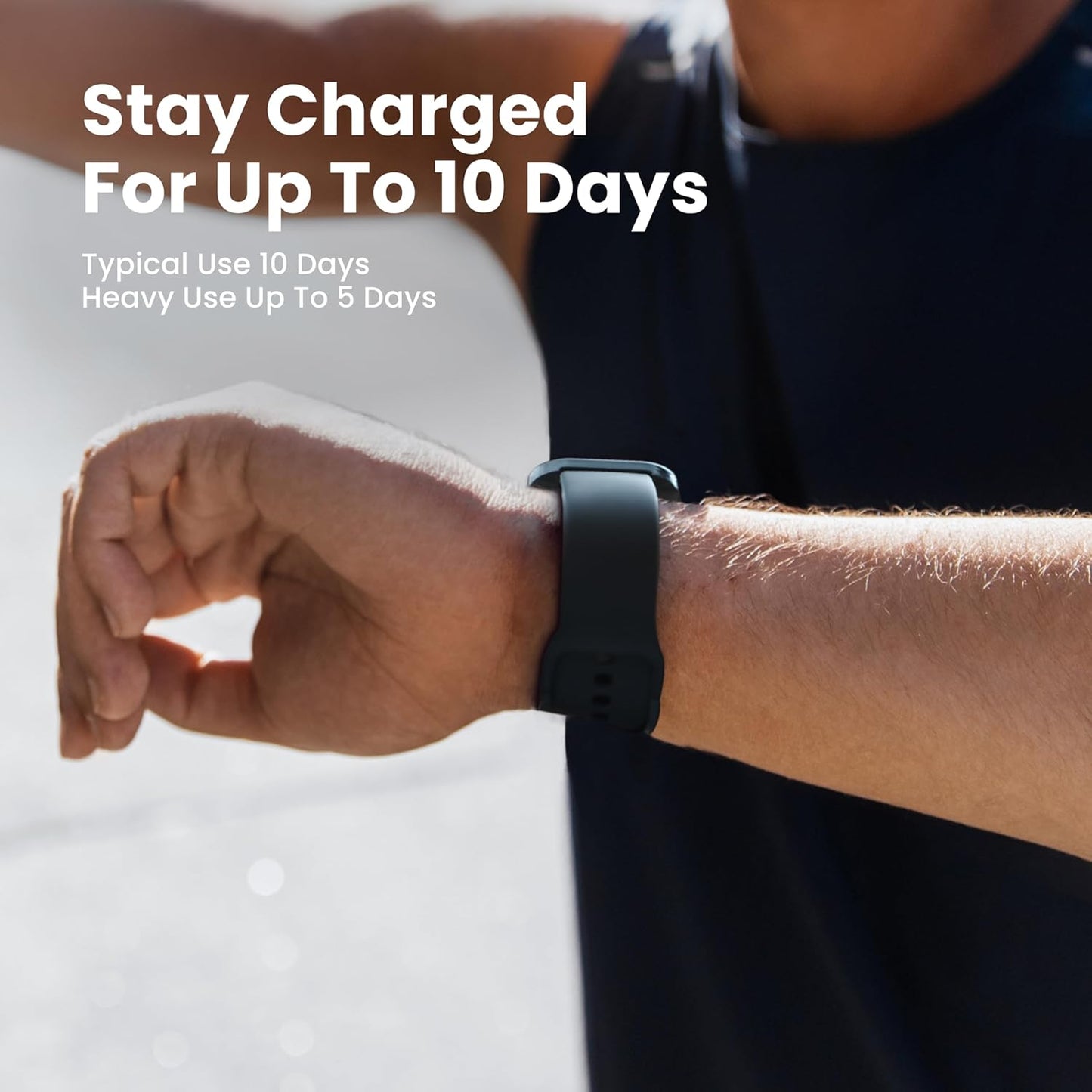 „Amazfit Bip 5“ išmanusis laikrodis, 46 mm Juodas